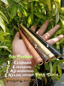 Once Pipa kerajinan khas tradisional variasi lengkap panjang 20cm