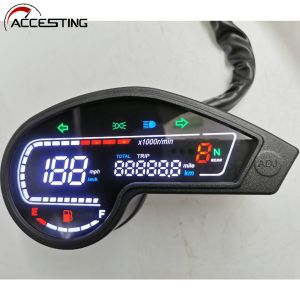 Digital LCD Meter Odometer Speedometer Tachometer For NXR150 bros 2003-2014 xtz125