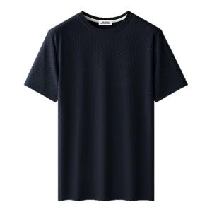 Miiow | Mens Ice Silk Cool Sensation Short Sleeve T-Shirt Breathable Quick Dry Thin Sporty Solid Color Summer Top MiiOW Cat Person