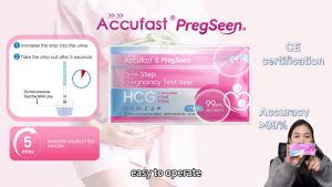 Accufast 20แถบ ตรวจครรภ์ แบบจุ่ม/ HCG ที่ตรวจครรภ์/ชุดตรวจครรภ์/ ที่ตรวจครรภ์แบบแม่นยํา ความแม่นยำ 99.99%