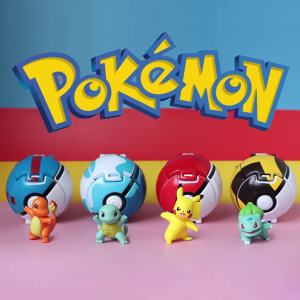 Pokeball Pokemon Figurine Elf Ball Anime Figure Cartoons Pikachu Charizard Pocket Monster Pet Anime Action Model Toy Gifts