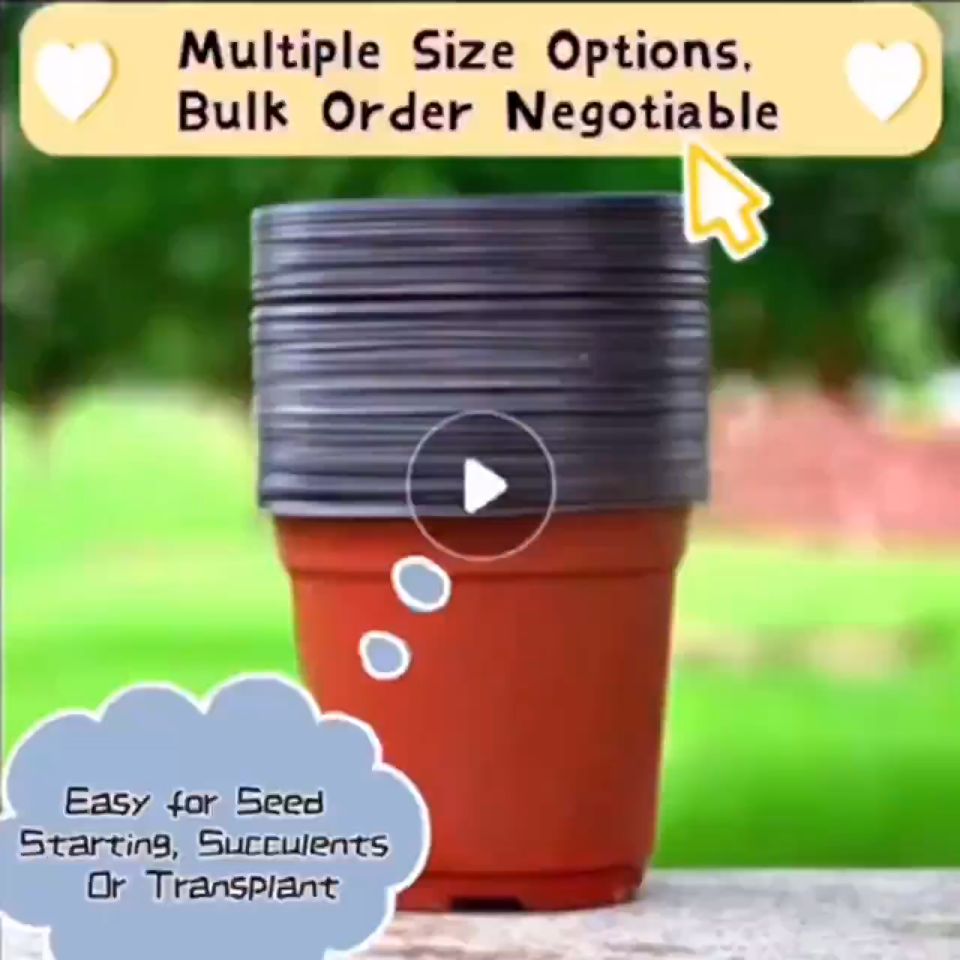 Buy 10 Take 10 Free: Durable Premium Flower Pots With Drainage Holes
