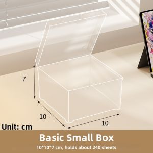 Transparent Dustproof Card Storage Box