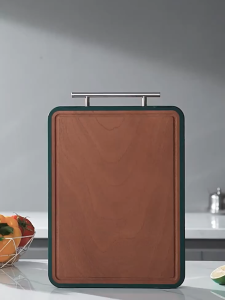 Chopping Board Ebony Stainless Steel Double-Sided Cutting Board Antibacterial Anti-Mildew Kitchen Household Cutting Boar