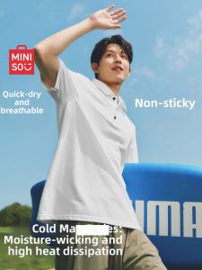Miniso | Quick-Dry Ice Silk Polo Shirt White