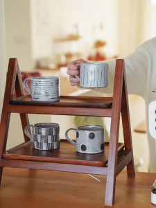 Cốc Cà Phê Bằng Gốm Cổ Điển Thiết Kế Sáng Tạo Cốc Nước Bằng Gốm Cốc Cà Phê Latte Cho Văn Phòng Cốc Cỡ Nhỏ Thiết Kế Đặc Biệt