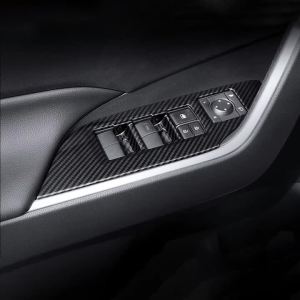For Toyota RAV4 XA50 2019 2020 2021 2022 2023 2024 2025 RAV 4 Hybrid Car Window Glass Lift Switch Button Trim Cover Accessories