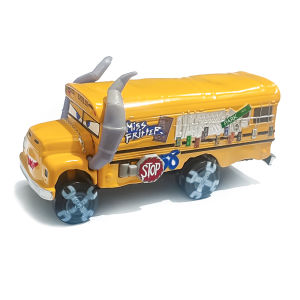 Takara Tomy | Pixar Cars Tex Dinoco Car Model Toy Alloy Material Anime Figures Racing Toys Childrens Gifts Collectibles Owner Of Rust-eze