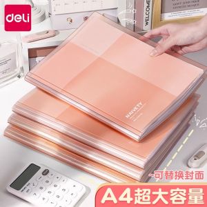 Hộp Đựng Tài Liệu A4 Trong Suốt Deli Để Đựng Bài Kiểm Tra Dành Cho Học Sinh Tiểu Học Và Trung Học Cơ Sở Hộp Đựng Tài Liệu Đựng Tài Liệu