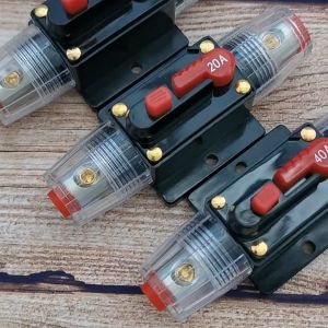 100A Circuit Breaker Reset Mini Sekering Audio Solar Panel 12V-48V