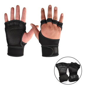 2pcs Sarung Tangan Gym Olahraga / Fitness Gloves Non Slip Weight Lifting Gloves