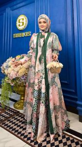 Gamis Daviena series by Sarkis Syari Gamis set premium Gamis mewah