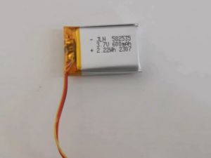 582535 602535 3.7V 600mAh Rechargeable Lithium Polymer Battery Li-ion Cell For DVR GPS LED Lights Smart watch