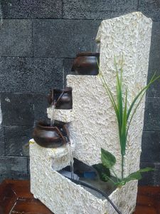 Air mancur dekorasi rumah minimalis