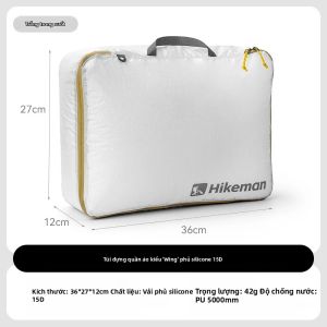 HIKEMAN | Hikeman Chống Nước Cắm Trại Ngoài Trời Du Lịch Túi Bảo Quản Di Động Xuống Áo Khoác Hành Lý Tổ Chức Cho Những Chuyến Đi Công Tác Art Deco Nylon Túi Yên Ngựa