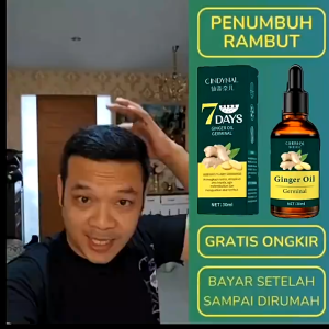 Penumbuh Botak Dan Rontok (HANYA 7 HARI) Pria Anak Bayi Balita Cepat Serum Essence Penghitam Uban Penyubur Rambut - 7 Days Clothes Of Skin Ginger Germinal Oil Minyak Penumbuh Rambut Rontok LS