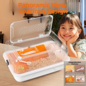 Sunsun | Panoramic Escape-Prevention Hamster Cage Large Luxurious