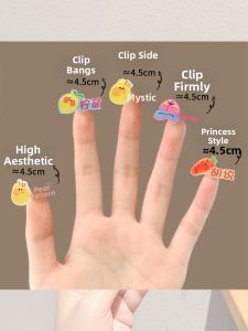 NING ZHOU | Cute Fruit and Vegetable Emoji Hair Clips