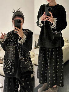 XUECAIQI | Winter Elegant Comfortable Layered Three-piece Set