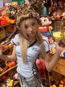 American Sweet Spicy Girl V-Neck Short Sleeve T-Shirt for Women Summer Color Block Shoulder T-Shirt Slim Fit Y2K Top