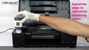 Canon GI-71 Set: 4 Colors Compatible Refill Ink for G-Series Printers