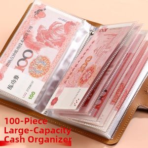 2024 New Cash Saving Book Money Storage Wallet Small Account Book Money Saving Clip Book Binding Accounting Ledger Notebook