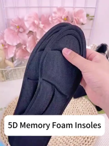 Shoe Insoles Memory Foam 5D Sport Insoles Shoe-Pad For Shoes Women Men Deodorant Breathable Cushion Running Insoles For Feet Care Orthopedic Insoles