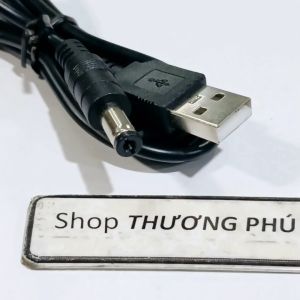 Cáp nguồn USB ra đầu cắm 5.5mm X 2.1mm