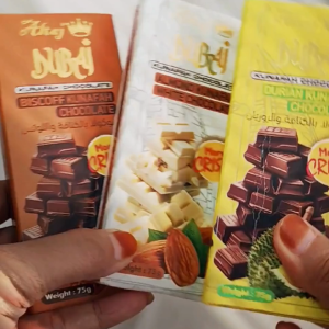 Altaj Dubai Kunafah Chocolate /  Dubai Chocolate / Durian / Biscoff / Almond / 75g / Halal / White Chocolate / Milk Chocolate / Snack / Food