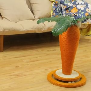 Carrot cat scratching post/sisal cat scratching board/Cat claw grinder/Interactive cat climbing frame/cat toy