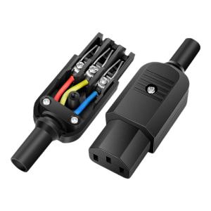 kuicc | Screw Terminal Triple Socket Power Plug