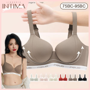 INTIMA Seamless Push Up Bra for Women: Daily Underwear & Anti-Sagging Plus Size