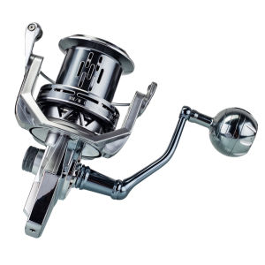 4.1:1 Gear Ratio Sea Fishing Reels Saltwater Spinning Reel Ultra Smooth Metal Spool Fishing Reel Max Drag 30kg Jigging Reel 8000-12000