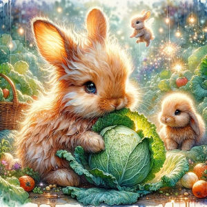 Acrylic Paint By Numbers Warm Countryside Cute Rabbit Painting By Numbers on Canvas Coloring By Number for Adults Paint Digital