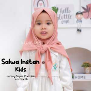 Salwa  Pashmina Instan Anak Jersey Premium By HIJAB.DOT