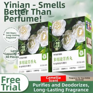 Yinian | Anti-moisture Anti-mold Deodorizing Insect Repellent Cockroach Prevention Cedar Balls