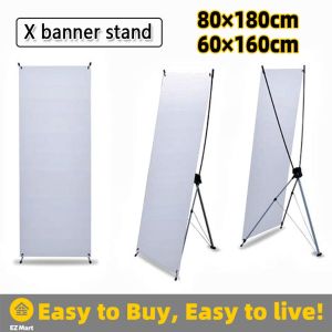 【Fast Shipping】 2 ft x 5 ft X Banner Stand Heavy Duty Metal Photo Background Stand X-Banner Standee for Tarpaulin Advertising Steel Base Support X-Banner-Stand