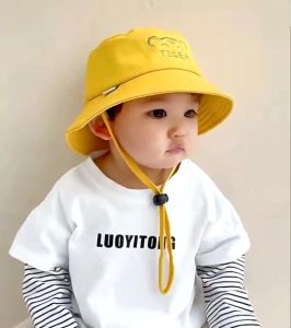 Topi Anak Bayi Topi Bucket Safari Bordir Tiger