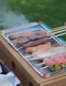 [COZZY]Set Pemanggang BBQ Pakai Buang/Disposable BBQ Grill Set Charcoal Disposable Instant Eco Friendly Biodegradable/一次性烧烤炉