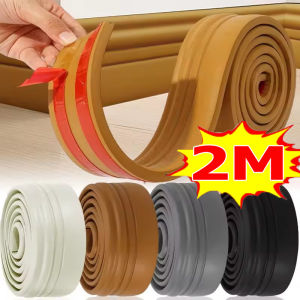 2M Thickened Self Adhesive Table Edge Anti-collision Strip / Foam Bumper Free Tape / Table Corner Edge Guards Pad