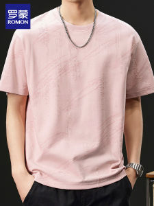 ROMON | Ice Silk Breathable Loose Dry-fit Casual Crew Neck Short Sleeve T-shirt