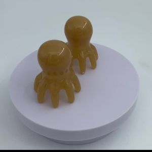 Octopus Scalp Massager Resin Anti Fatigue Head Meridian Guasha Massage Comb For Head Neck Massage