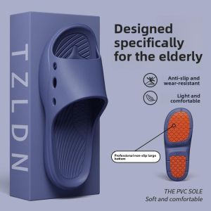 MONLEYTA | Anti-Fall Bathroom Slippers For Men And Women Indoor Home Quiet Odorless EVA Material Summer Slippers Simple Style Flat Heel