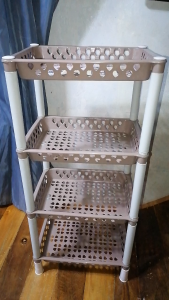 Mocha Plastic Rack Organizer