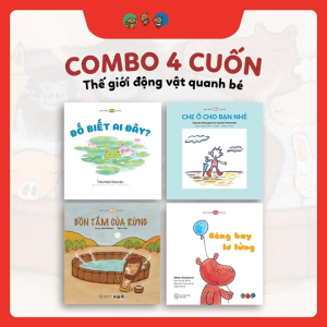 Combo Thế Giới Động Vật Quanh Bé (0 - 3 Tuổi) - 4 Cuốn (Tái bản)