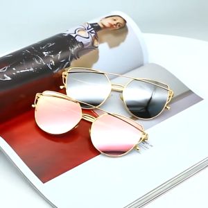 Fashion vintage metal large frame sunglasses European and American trend mens and womens sunshade sunglasses