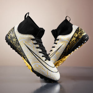 Adult & Youth High Top Football Shoes Turf