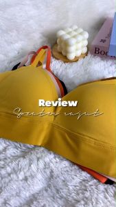 เสื้อชั้นในสตรีไร้โครง เสื้อชั้นในผ้าฝ้าย 100%บราระบายอากาศใส่สบาย