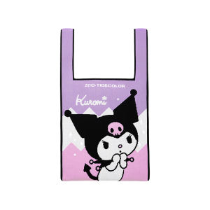 Tide color | Female Knitted Tote Bag with Study Bag Function