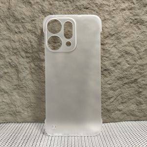 Ultra-Thin Matte Oppo Reno14 Case Protective Cover for 14 pro New Model Transparent No-Border Reno13 Cooling Sensation 12 pro Finger-Print Resistant